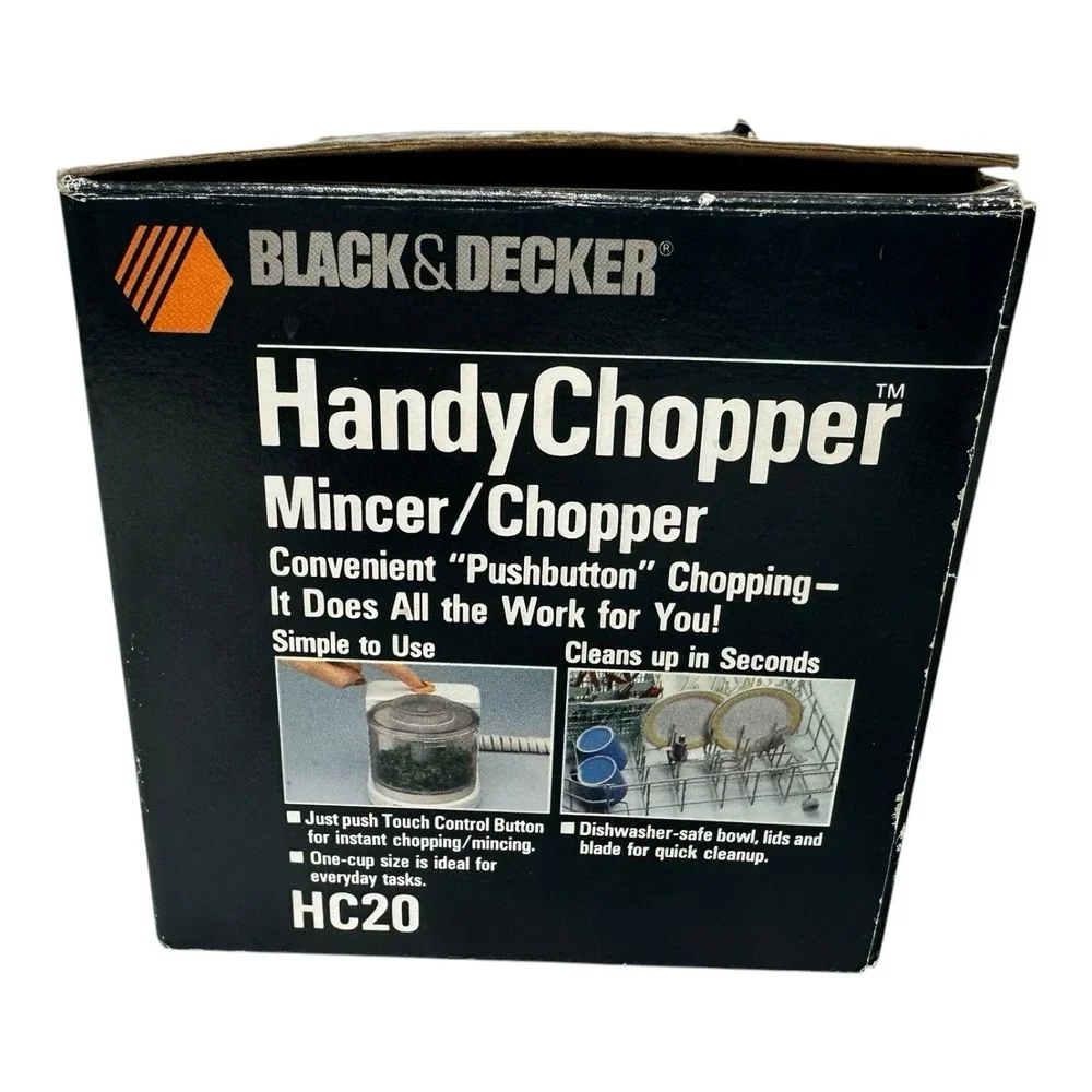 Black & Decker Handy Chopper Plus Mincer Dicer 1.5 cup HC20